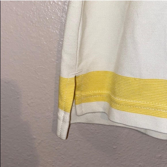 FOSSIL Yellow & White Striped Top - Picture 5 of 7